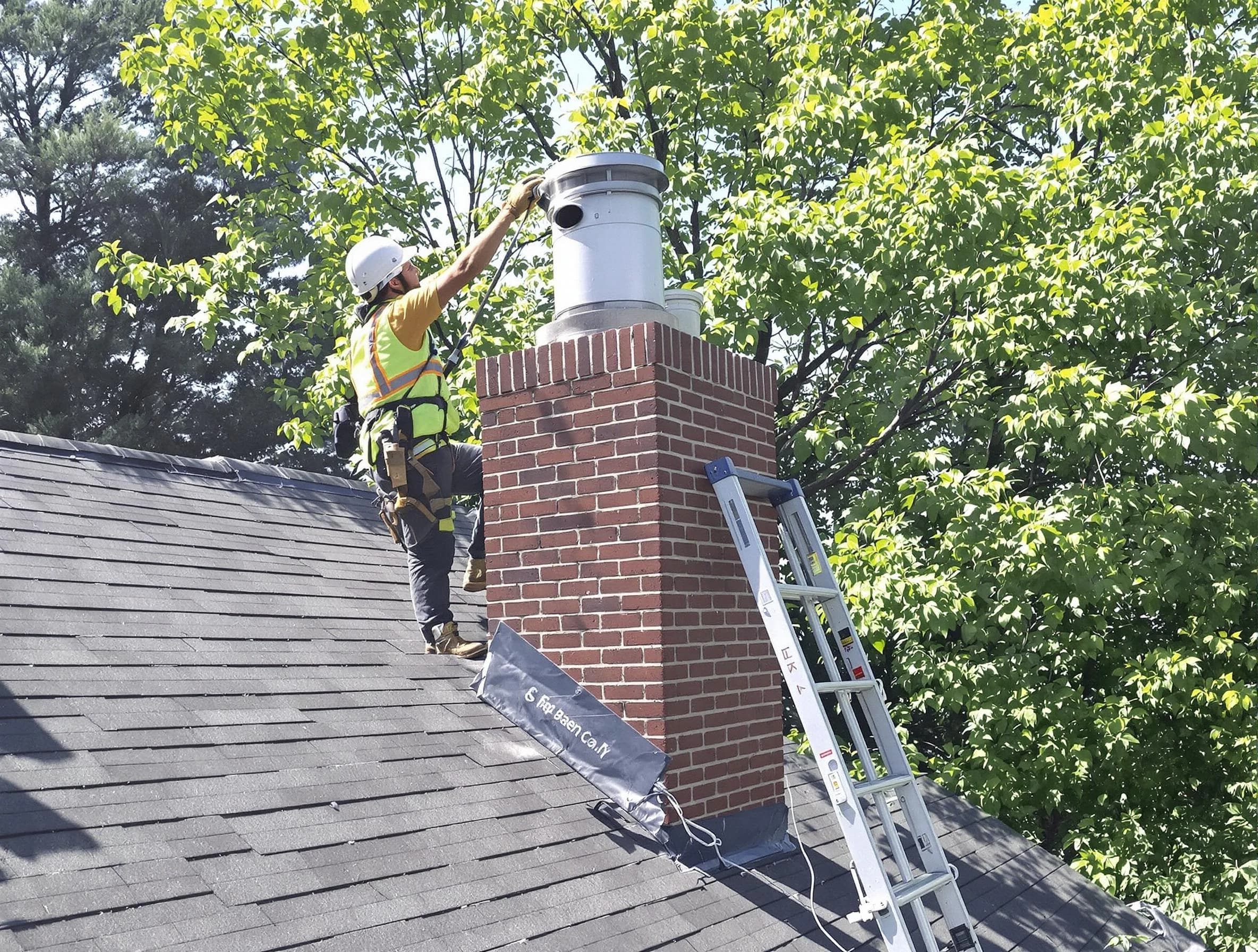 Chimney liner inspection by Hampton Chimney Sweep in Hampton, GA