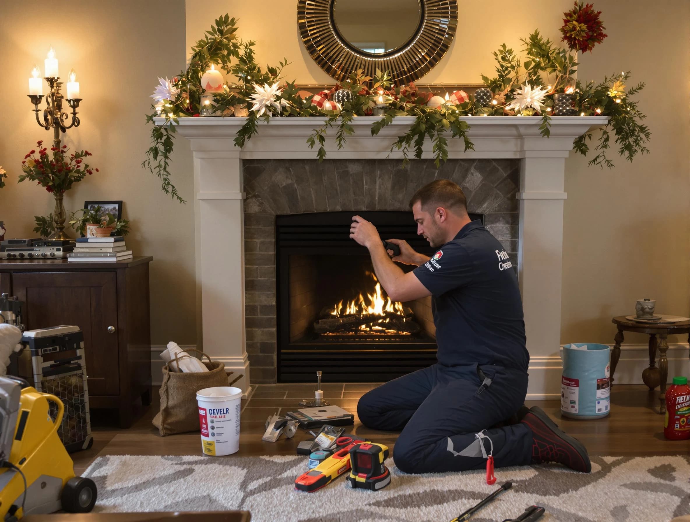 Hampton Chimney Sweep offering fireplace maintenance services in Hampton, GA